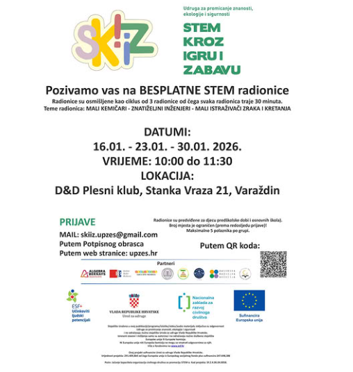 SKIIZ radionice u 1 mjesecu